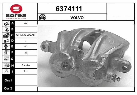 Brake Caliper (6374111)