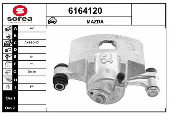 Brake Caliper (6164120)