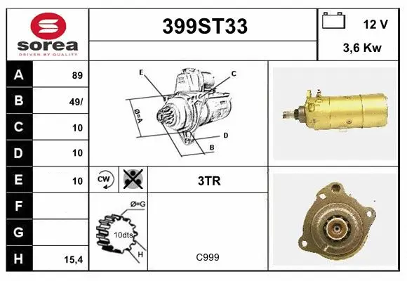 Starter (399ST33)