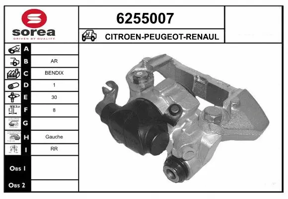 Brake Caliper (6255007)