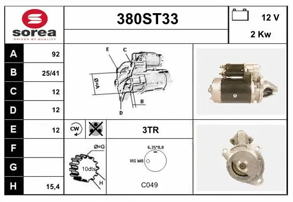 Starter (380ST33)