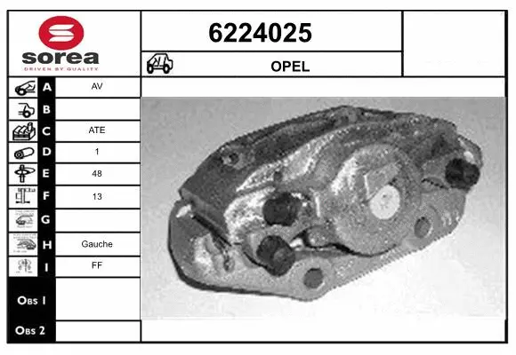 Brake Caliper (6224025)