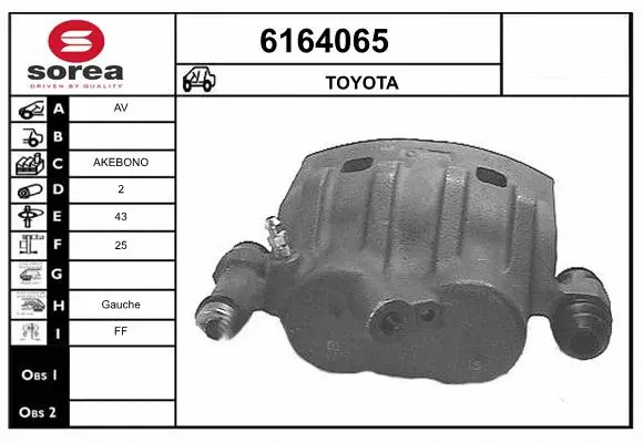 Brake Caliper (6164065)