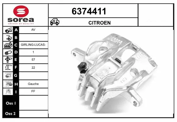 Brake Caliper (6374411)