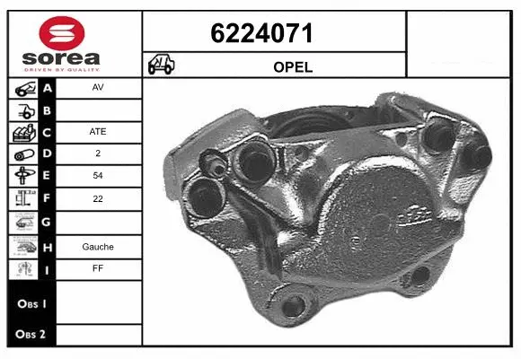 Brake Caliper (6224071)