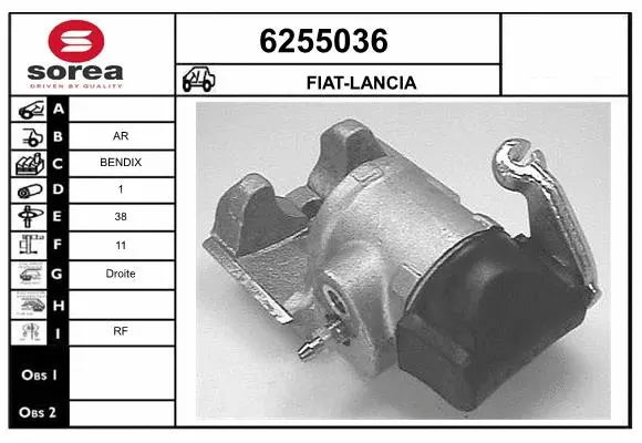 Brake Caliper (6255036)