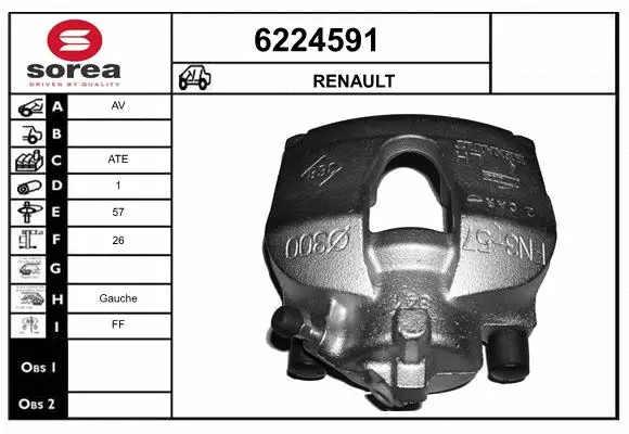 Brake Caliper (6224591)