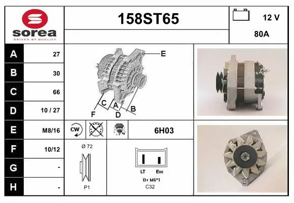 Alternator (158ST65)