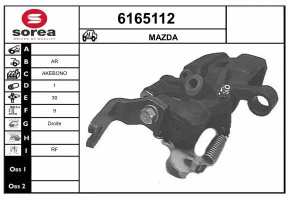 Brake Caliper (6165112)