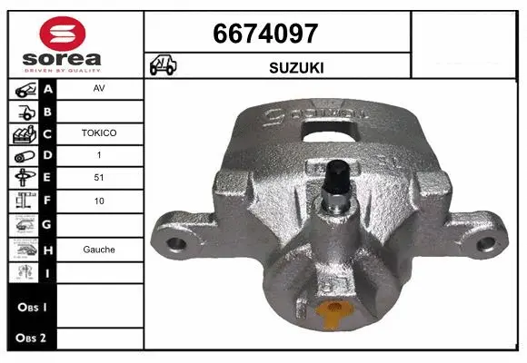 Brake Caliper (6674097)