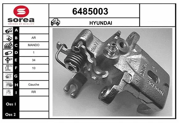 Brake Caliper (6485003)