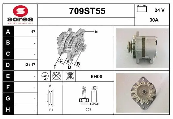 Alternator (709ST55)
