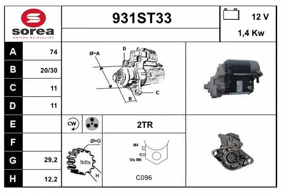 Starter (931ST33)