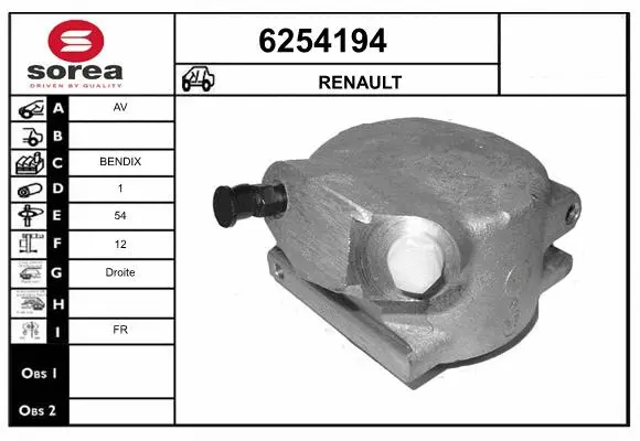Brake Caliper (6254194)