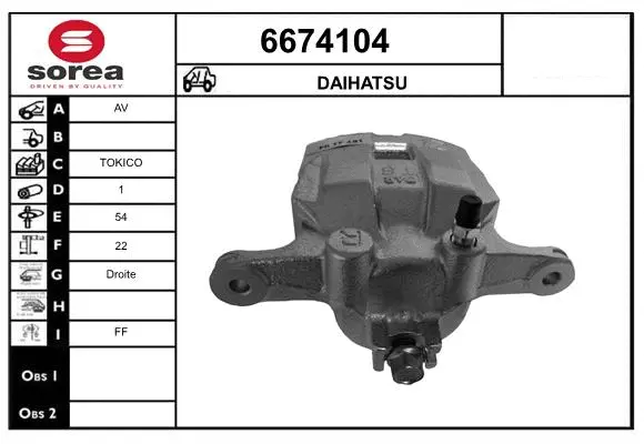 Brake Caliper (6674104)