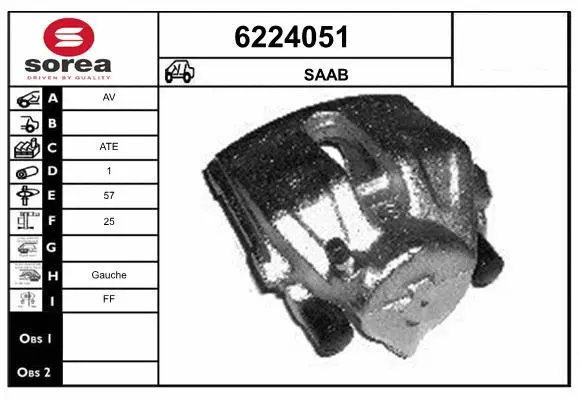 Brake Caliper (6224051)