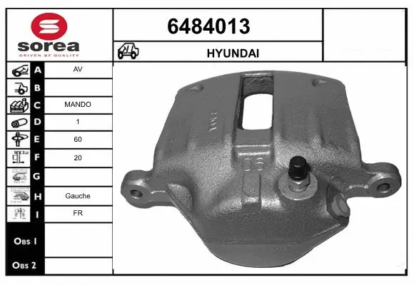 Brake Caliper (6484013)