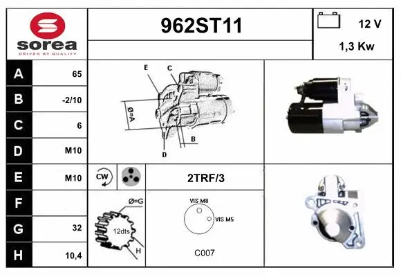 Starter (962ST11)