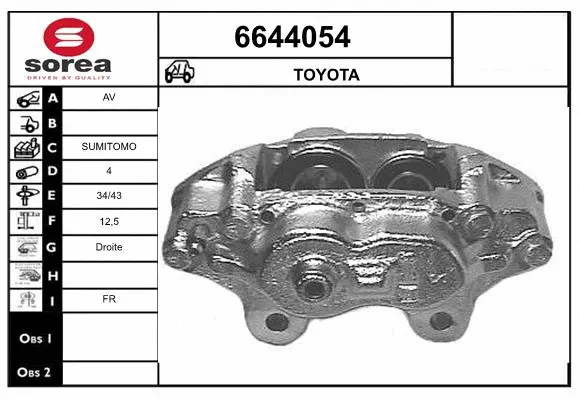 Brake Caliper (6644054)