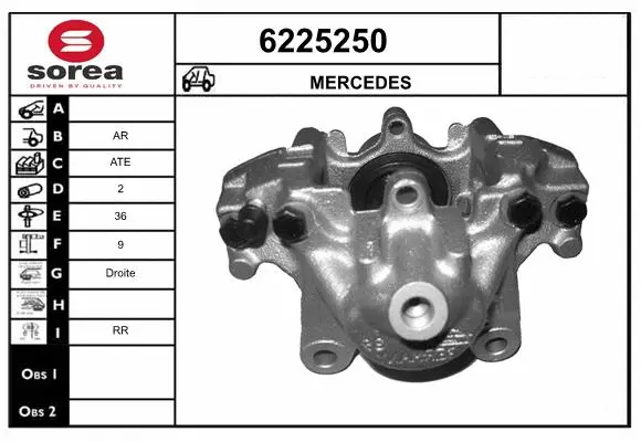 Brake Caliper (6225250)