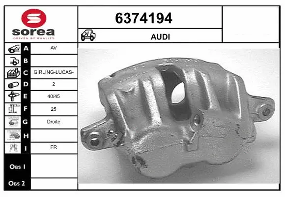 Brake Caliper (6374194)