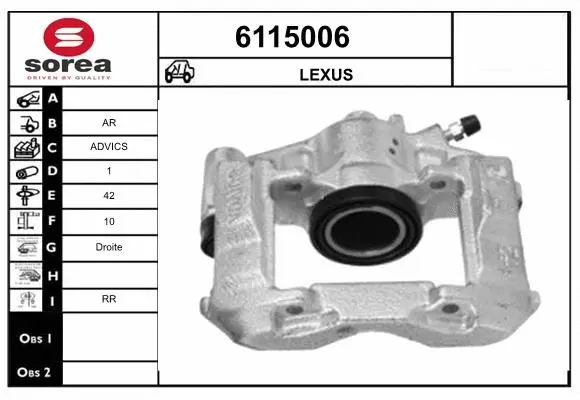 Brake Caliper (6115006)