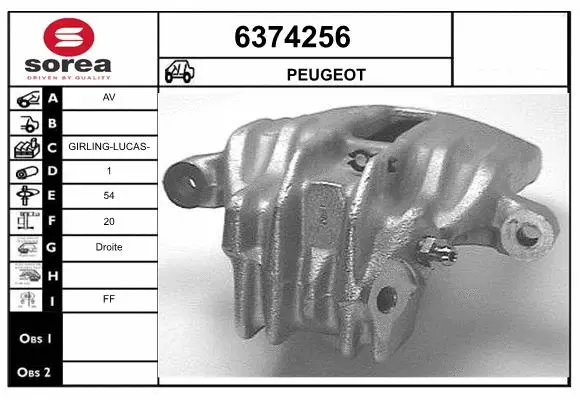 Brake Caliper (6374256)