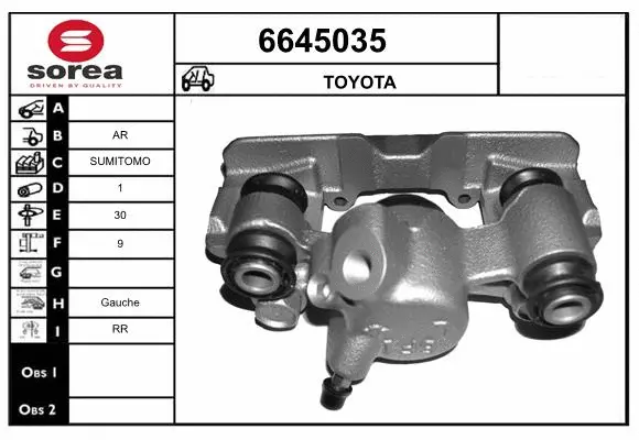 Brake Caliper (6645035)