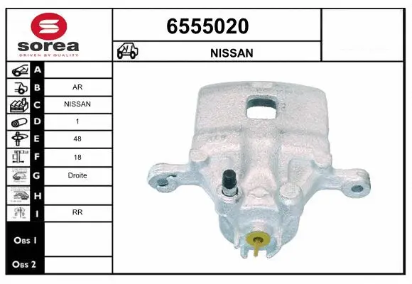 Brake Caliper (6555020)