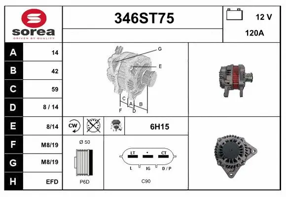 Alternator (346ST75)