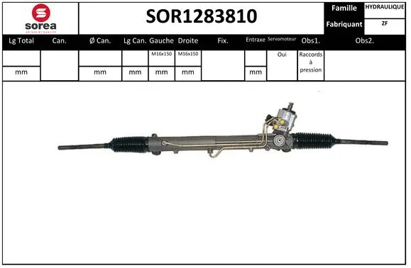 Steering Gear (SOR1283810)