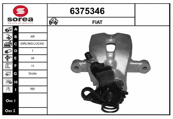 Brake Caliper (6375346)