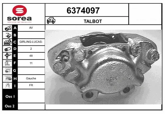Brake Caliper (6374097)