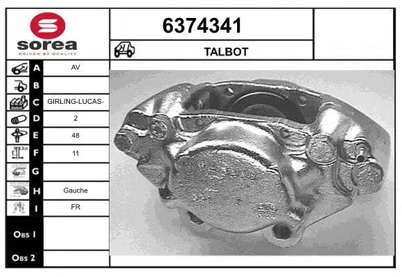 Brake Caliper (6374341)