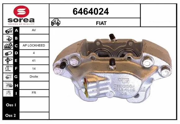 Brake Caliper (6464024)