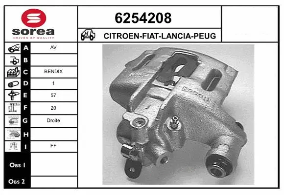 Brake Caliper (6254208)