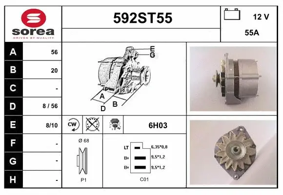 Alternator (592ST55)