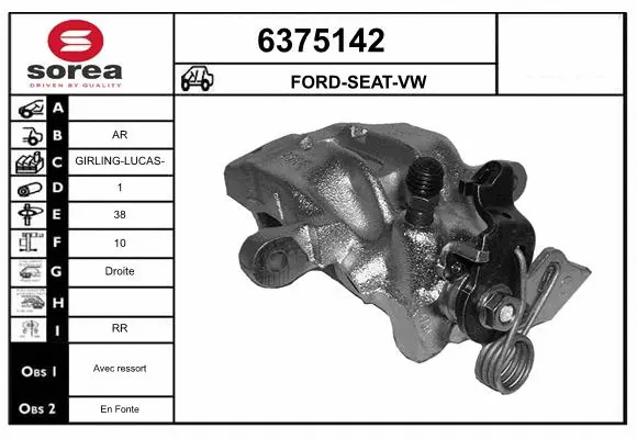 Brake Caliper (6375142)