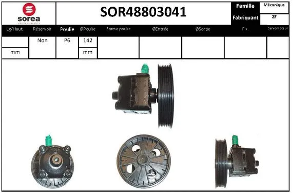 Hydraulic Pump, steering (SOR48803041)