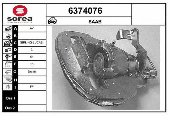 Brake Caliper (6374076)