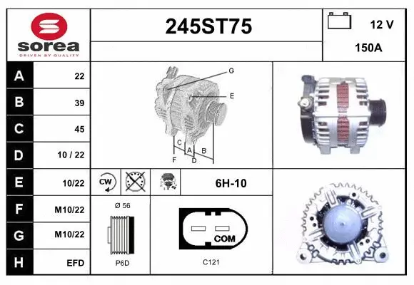 Alternator (245ST75)