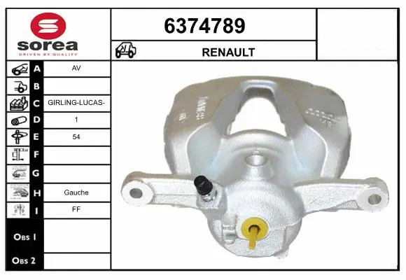 Brake Caliper (6374789)