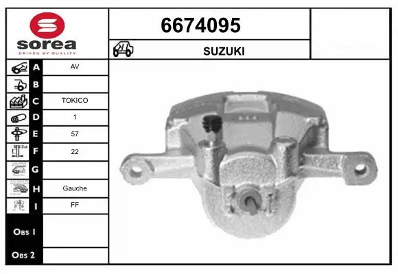 Brake Caliper (6674095)