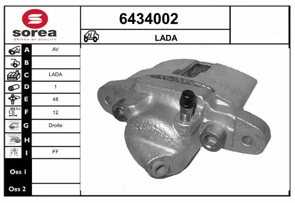 Brake Caliper (6434002)
