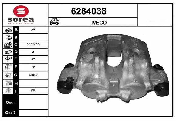 Brake Caliper (6284038)