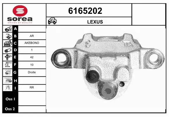 Brake Caliper (6165202)