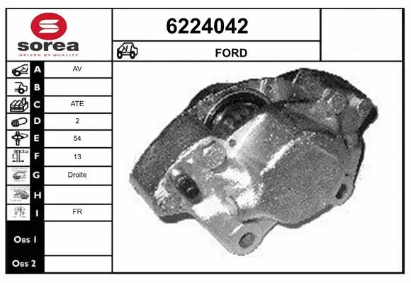 Brake Caliper (6224042)