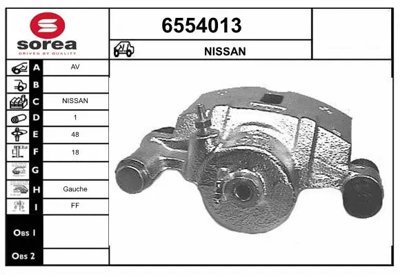Brake Caliper (6554013)