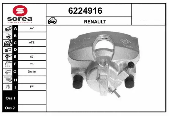 Brake Caliper (6224916)