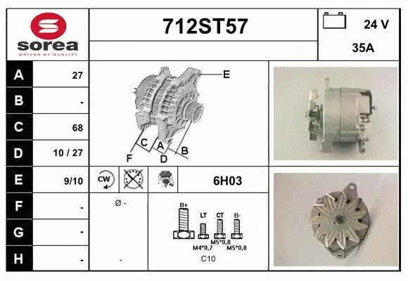 Alternator (712ST57)